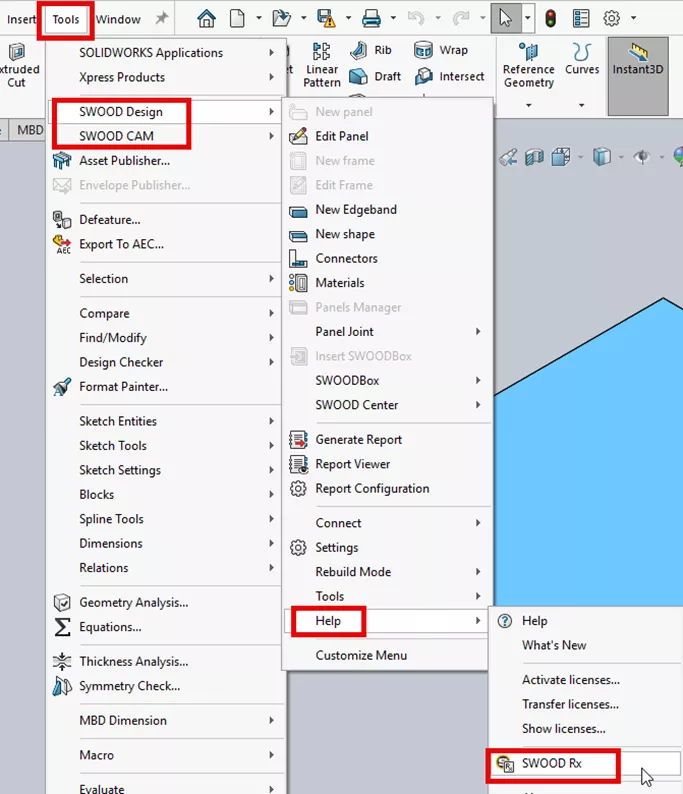 Where is the SWOOD Rx Tool Located?