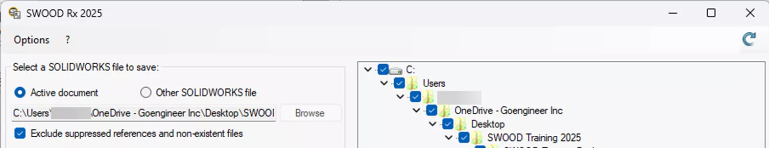  SWOOD Rx Other SOLIDWORKS File Option