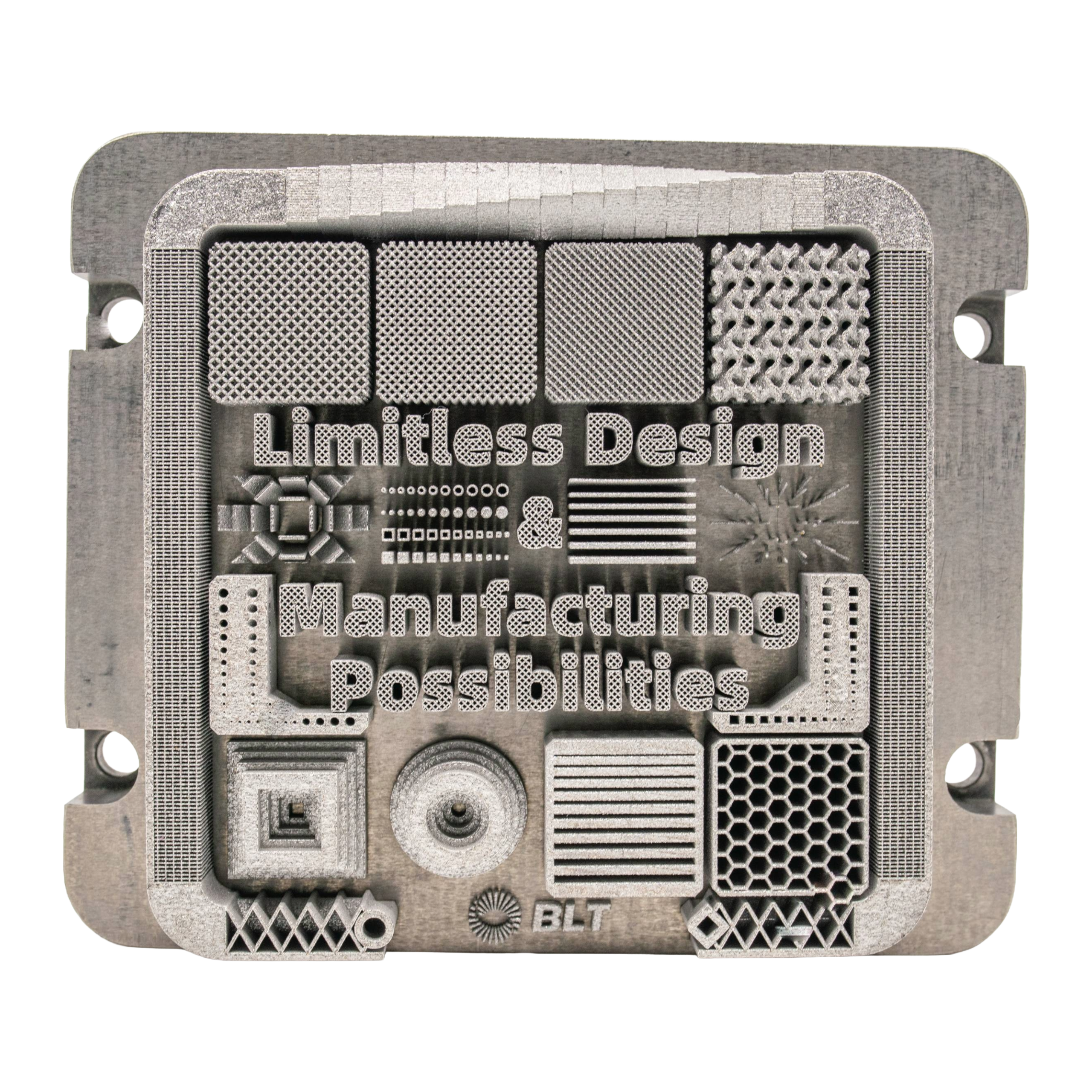 Ti64 typical structure sample BLT metal 3D printed part