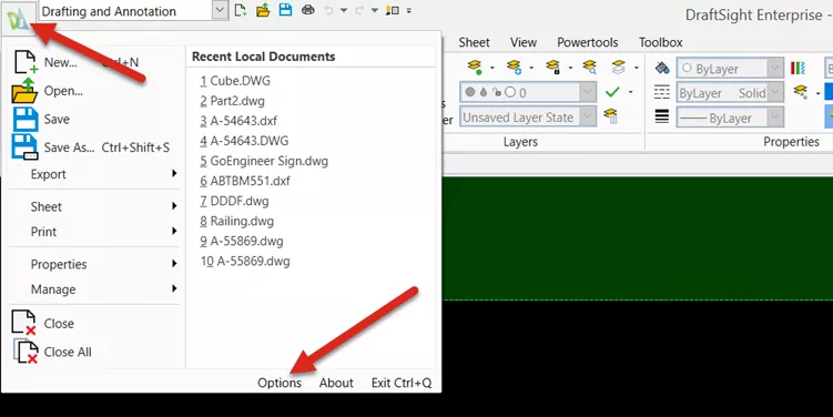 How To Transfer DraftSight Settings