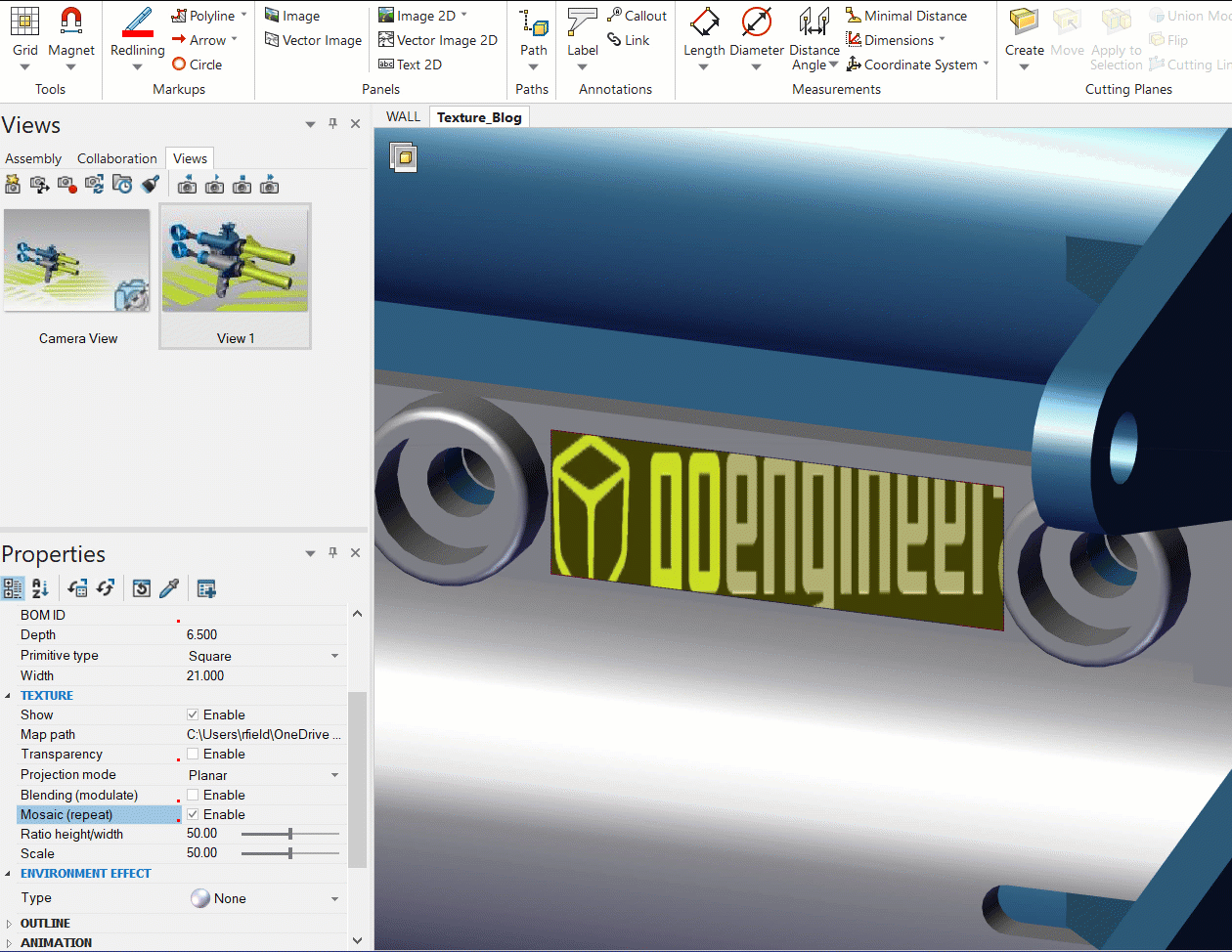 Transparency Options in SOLIDWORKS Composer
