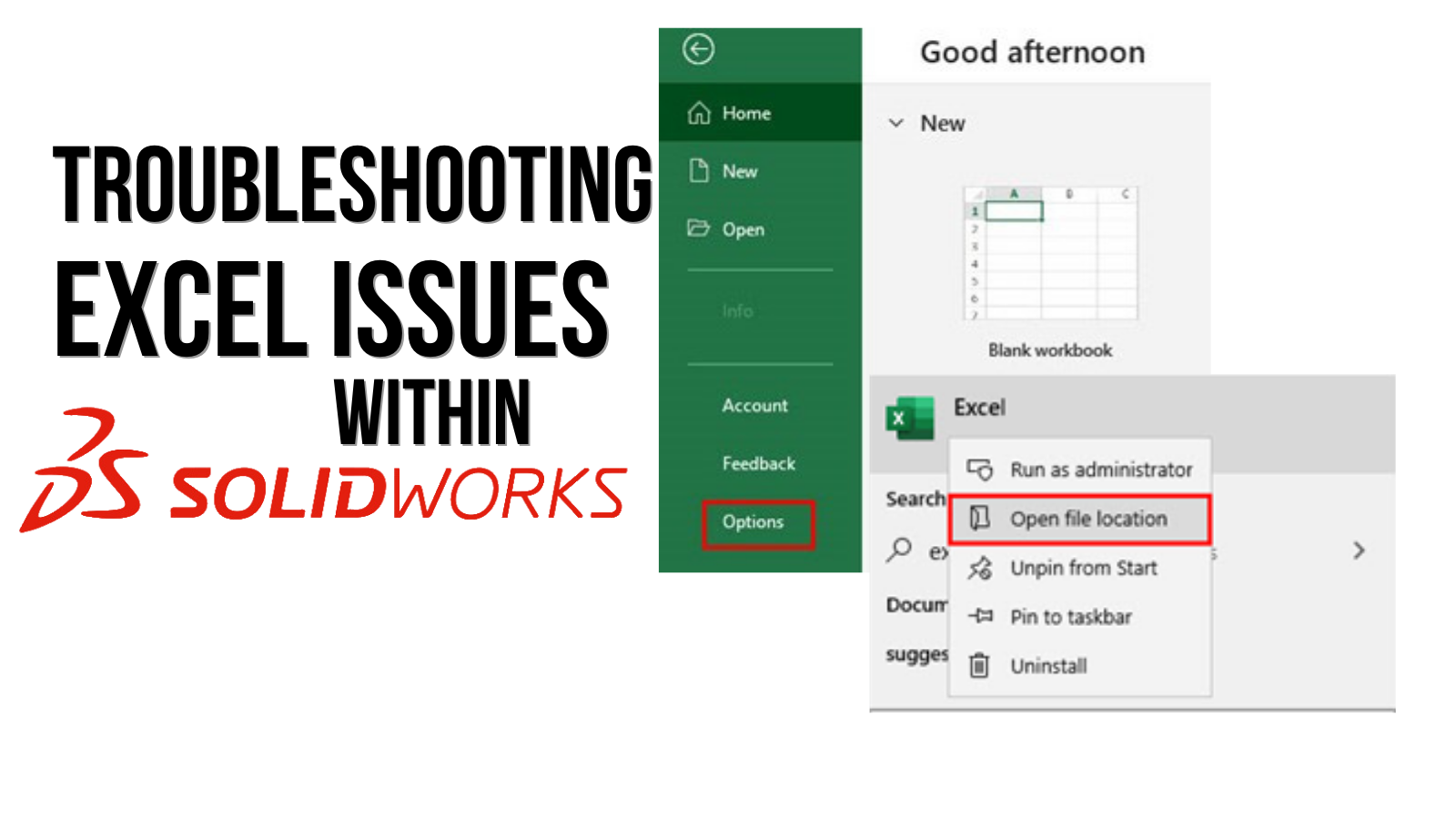 automating solidworks with excel