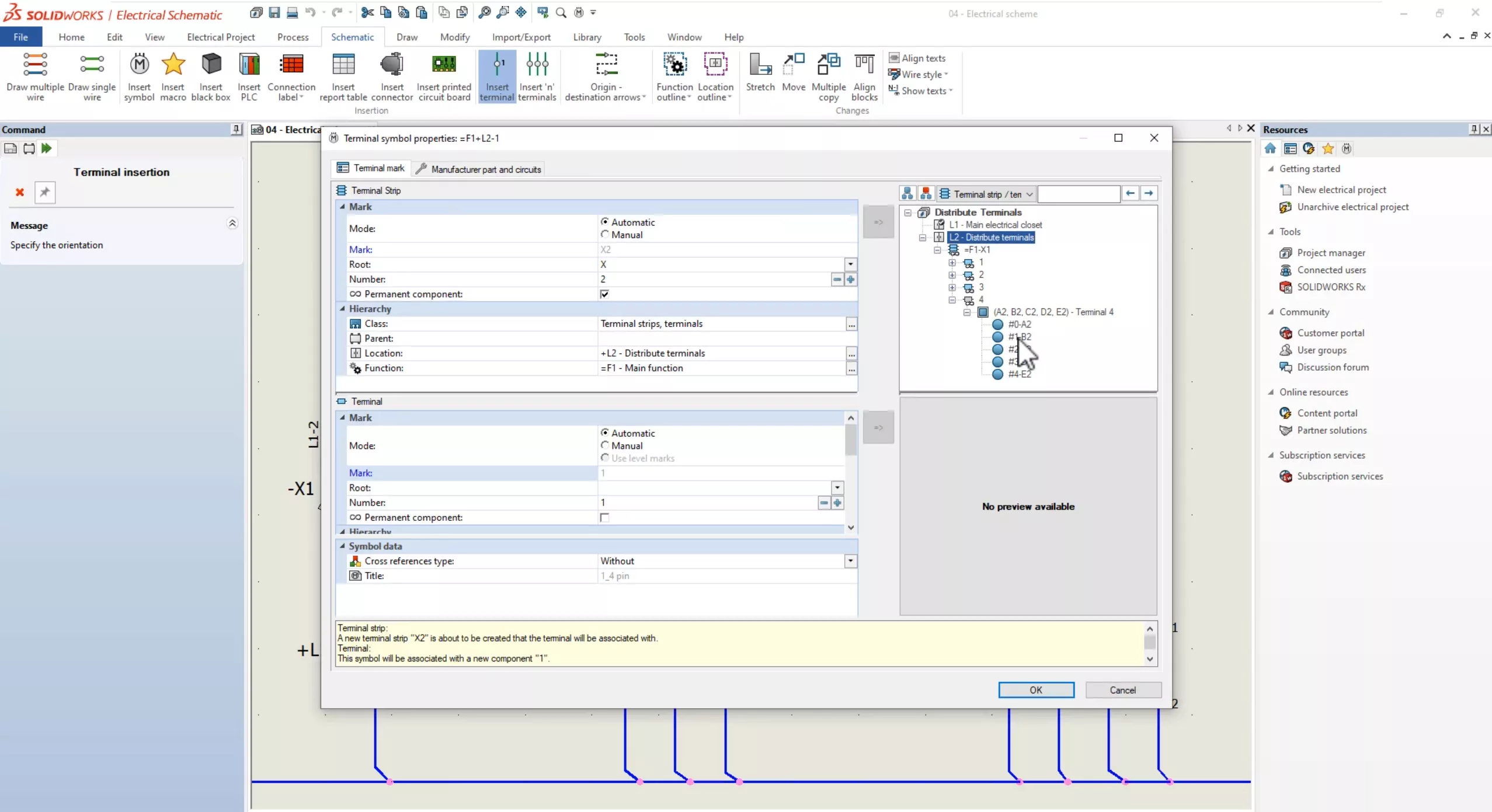 Updated Manufacturer Part and Circuits Tab in SOLIDWORKS Electrical 2025