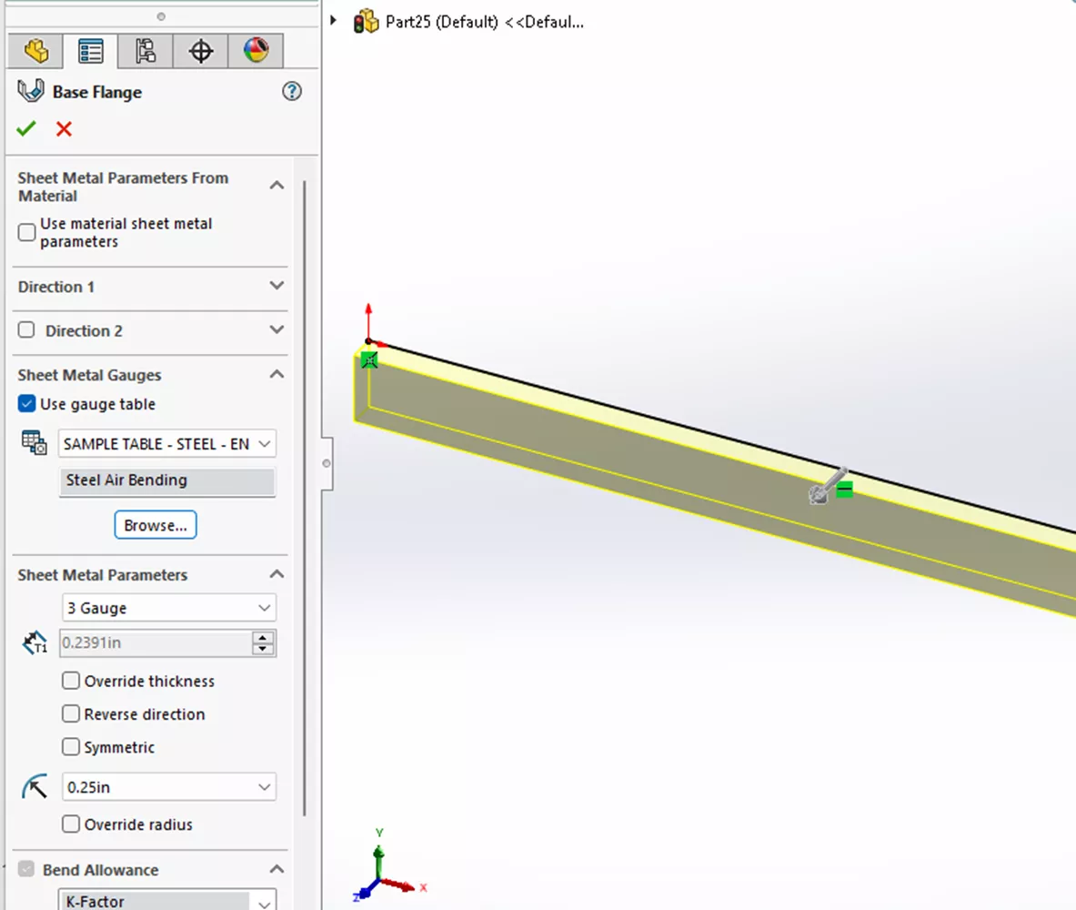 How to Add Gauge Table Templates in SOLIDWORKS
