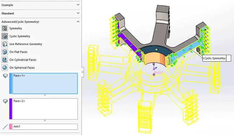 SOLIDWORKS Simulation Cyclic Symmetry Explained