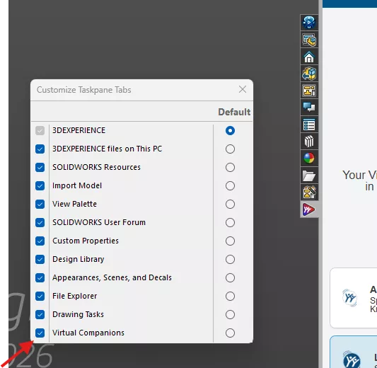 Enable SOLIDWORKS Virtual Companions: AURA, LEO, and MARIE