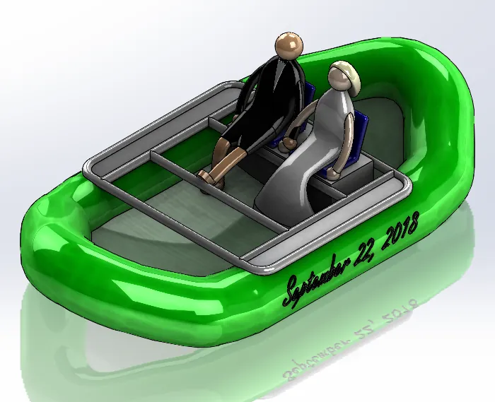 Water raft CAD Design
