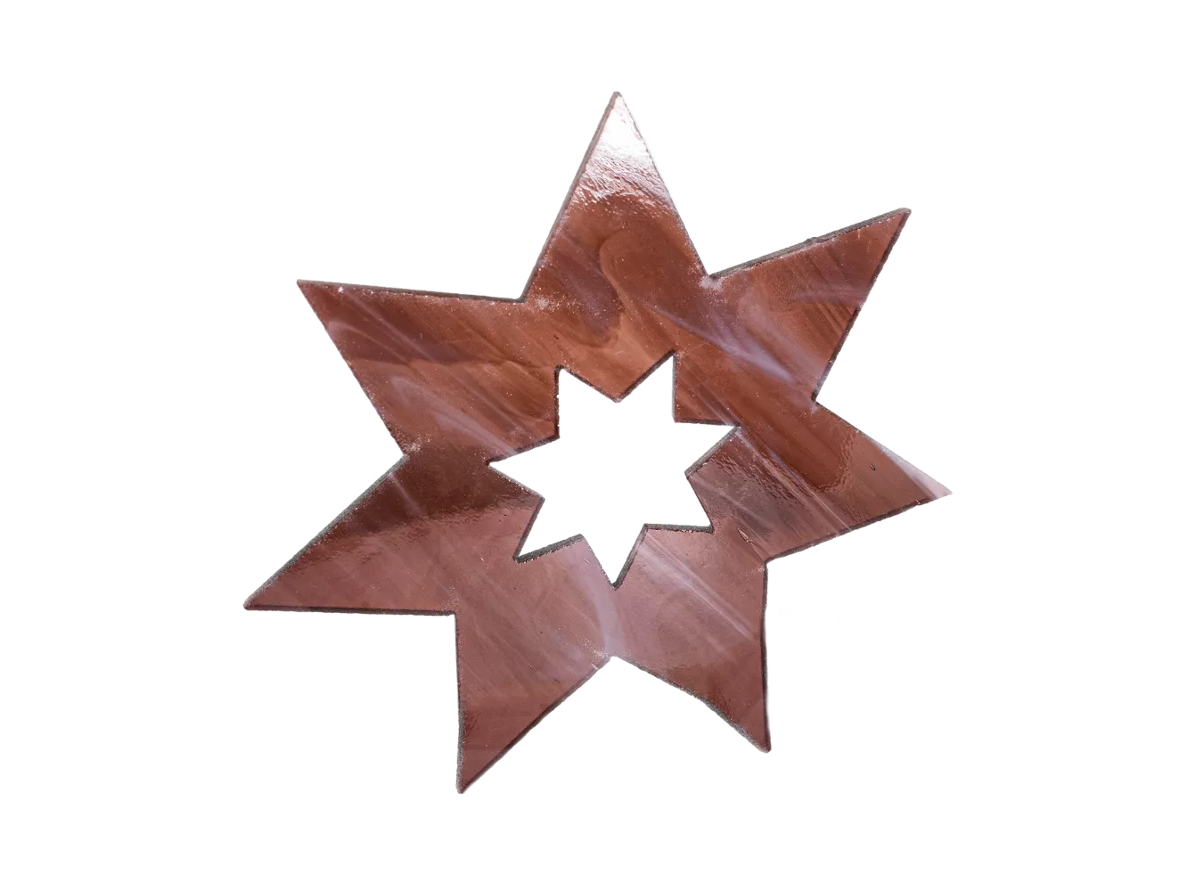 Finished Glass Part Created with the WAZER Waterjet