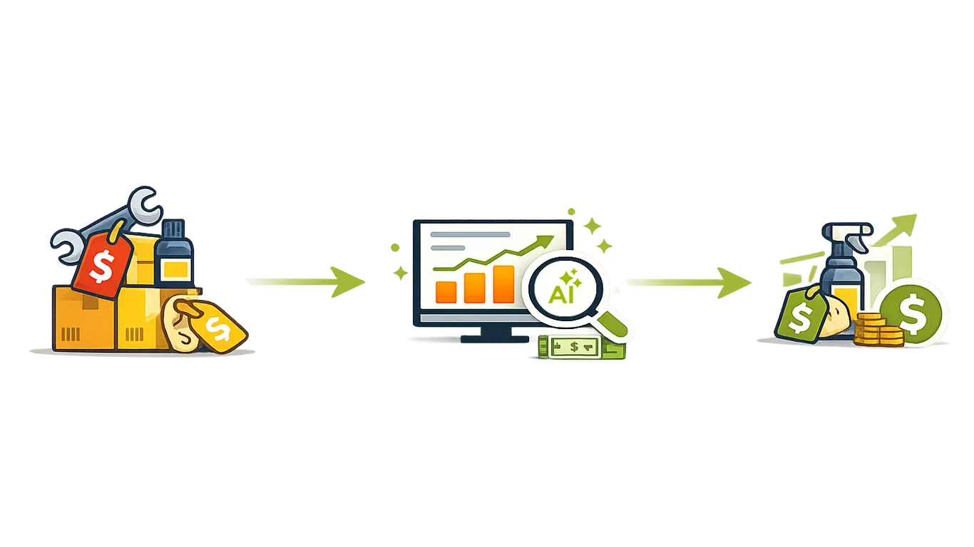 Syncron Price IQ recommends optimal pricing strategies for service parts and aftermarket offerings with AI