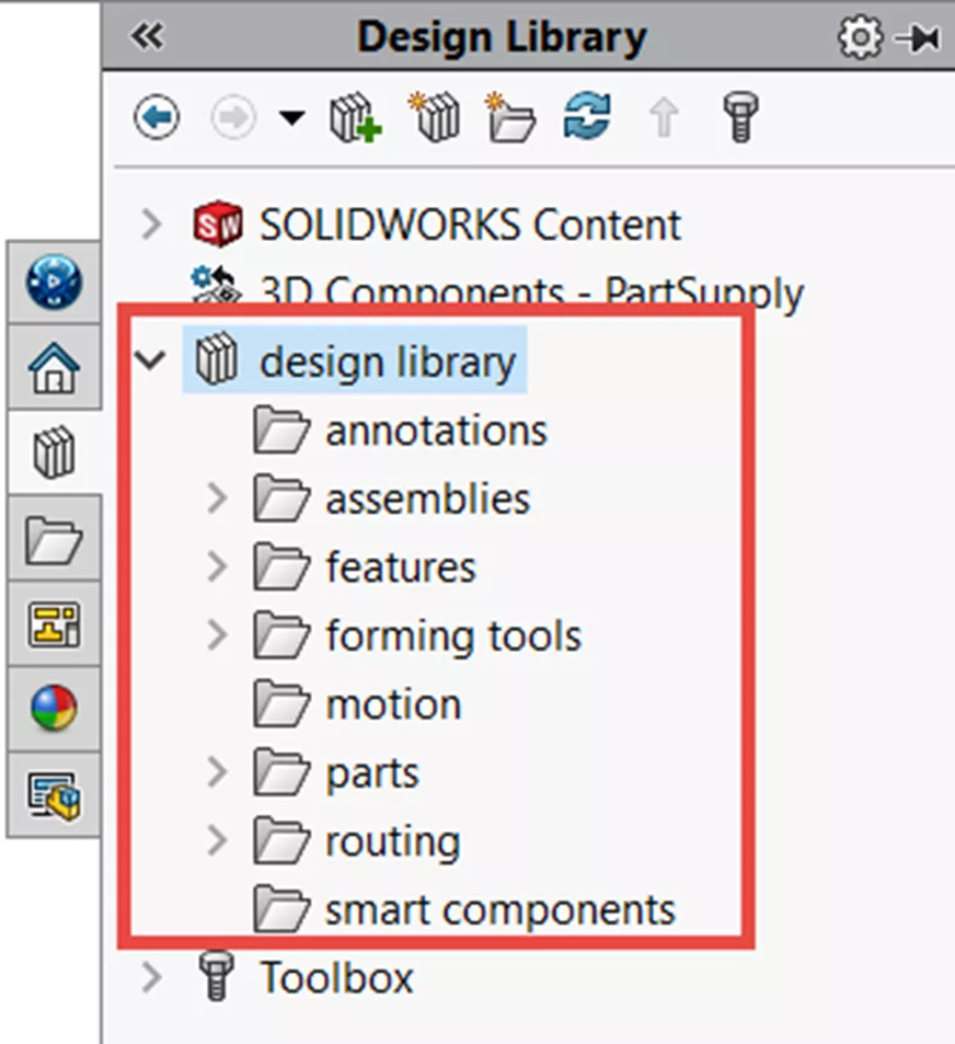 What's In the SOLIDWORKS Design Library? 