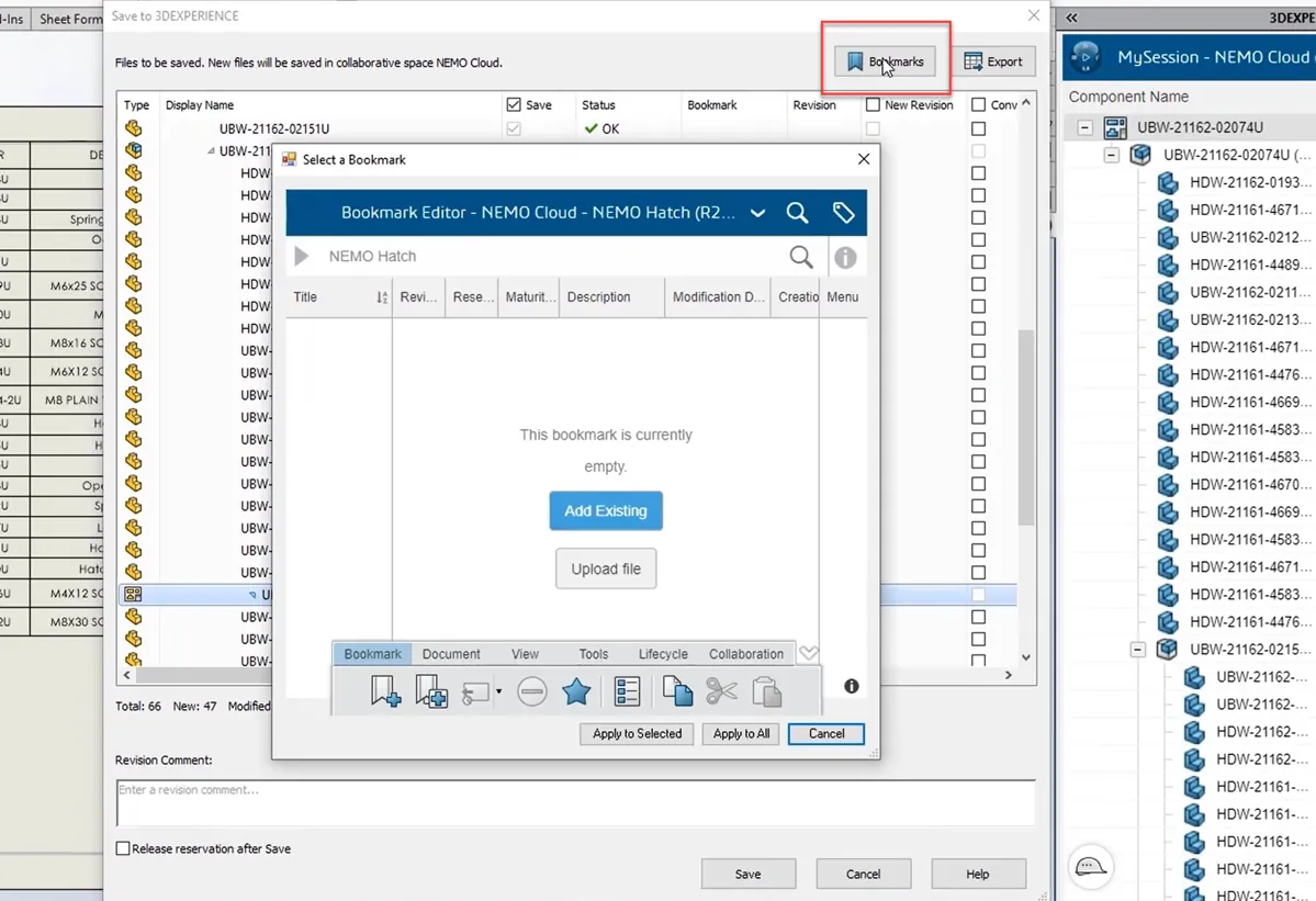 What's New in SOLIDWORKS 2022 3DEXPERIENCE Bookmarks 