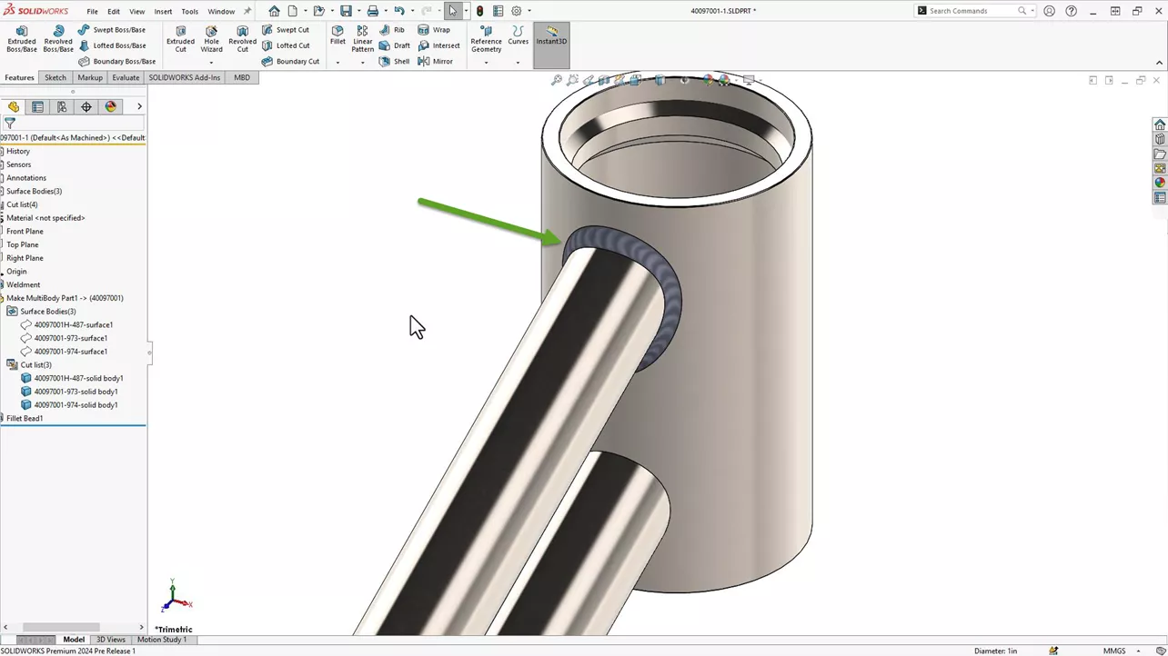 What's New SOLIDWORKS 2024 Sketches Parts and Features