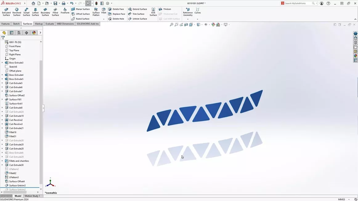 What's New with Surfaces in SOLIDWORKS 2024