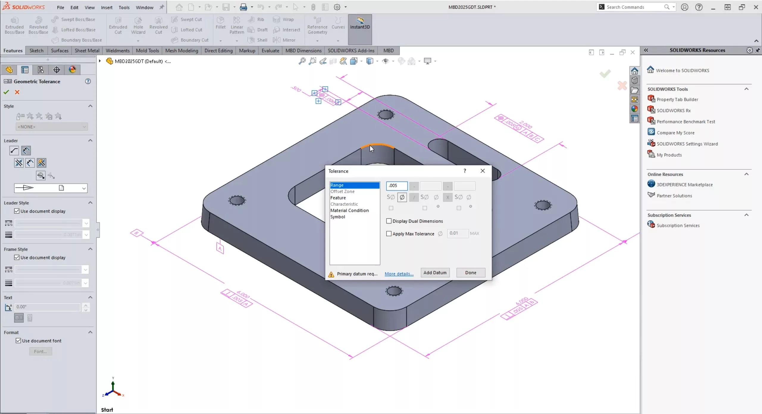 What's New in SOLIDWORKS MBD 2025