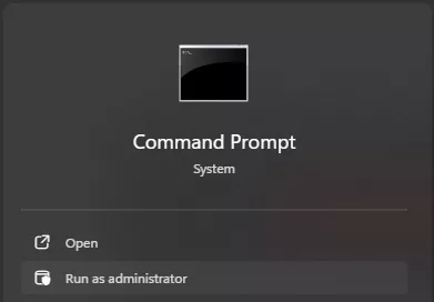 Command Prompt Run As Administrator 