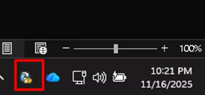 Open SOLIDWORKS PDM Archive Server Configuration from Windows System Tray