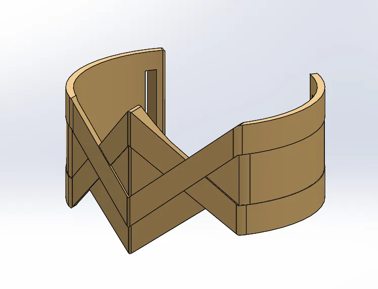 Wonder Woman Arm Band CAD Design