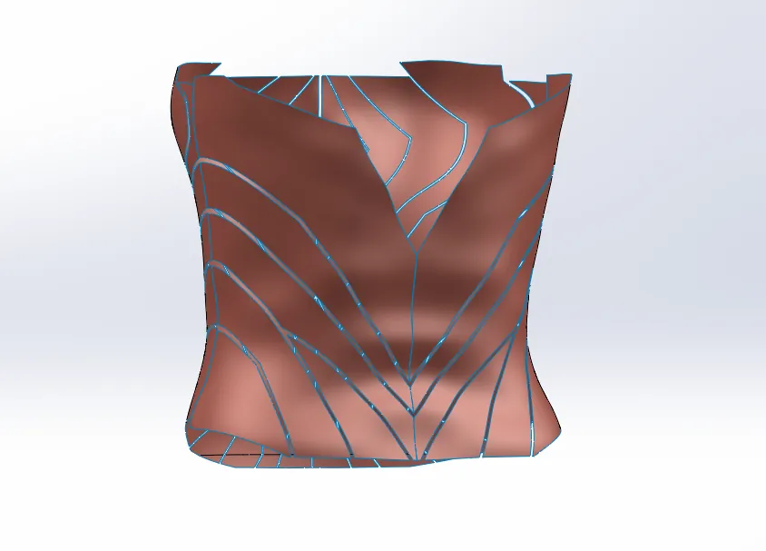 Wonder Woman Body Armor SOLIDWORKS