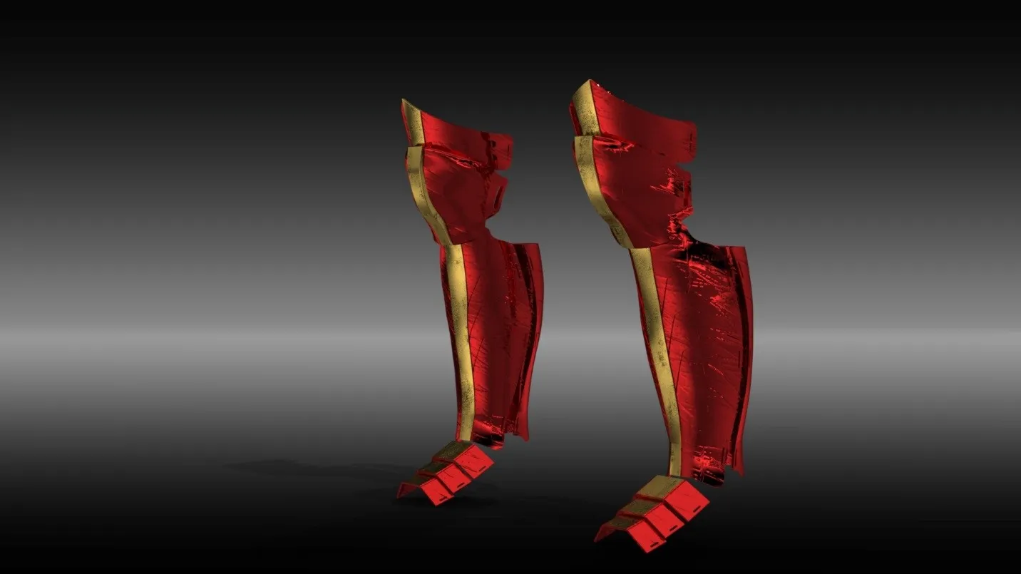 Wonder Woman Boots SOLIDWORKS Visualize