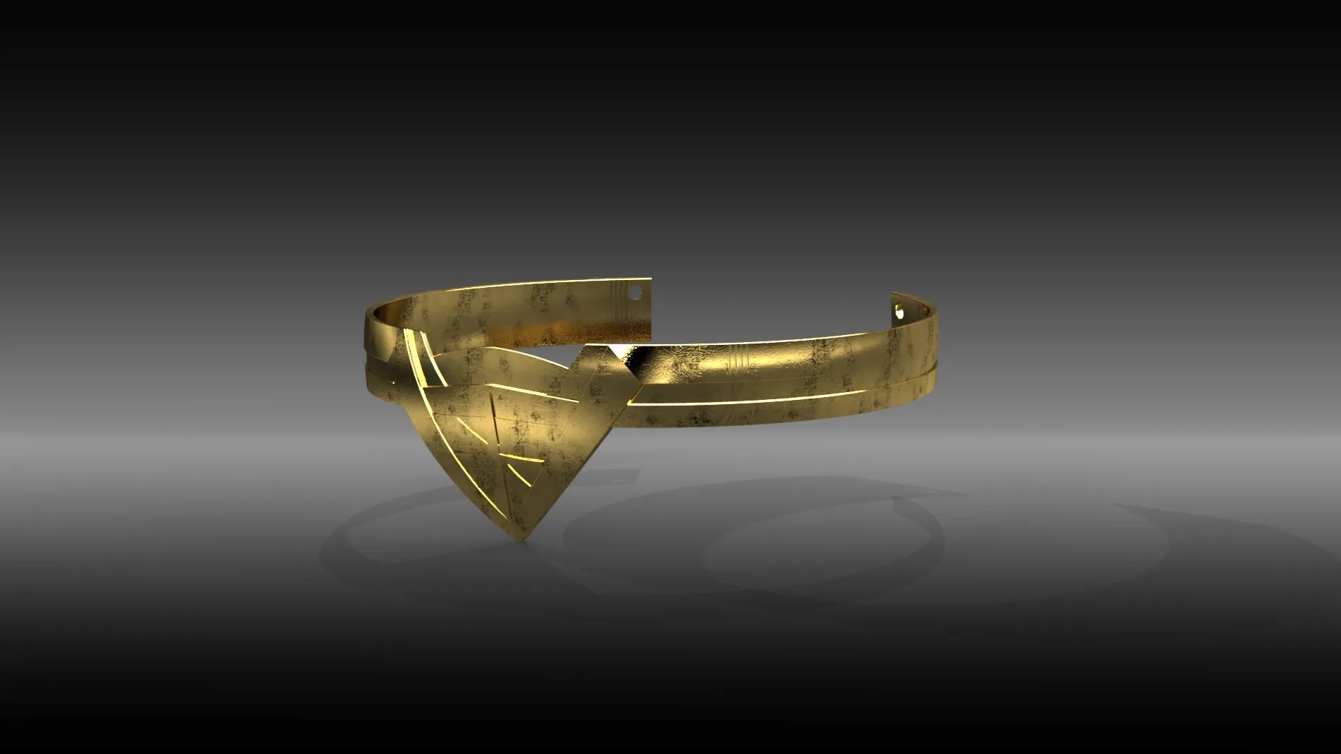 Wonder Woman Tiara SOLIDWORKS Visualize