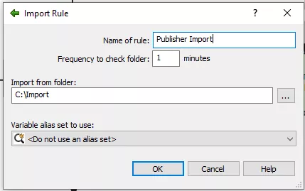 XML Import Rule Options SOLIDWORKS PDM Professional