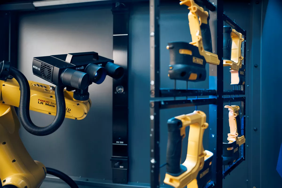 ZEISS ATOS Q 3D scanners are optimized for complex geometries, precision inspection, and automated measurement systems.