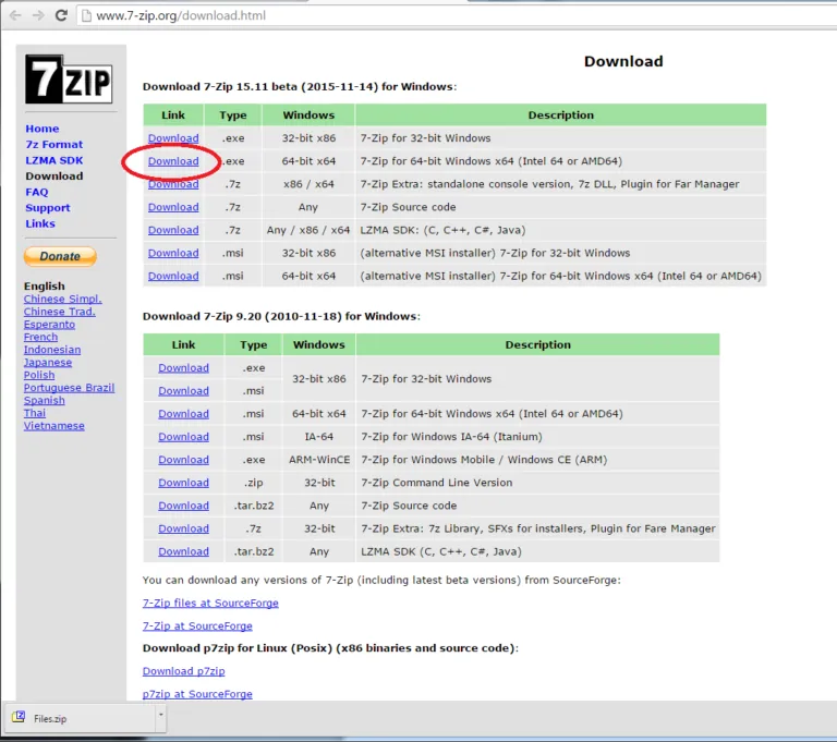 Zip Website for SOLIDWORKS Downloads